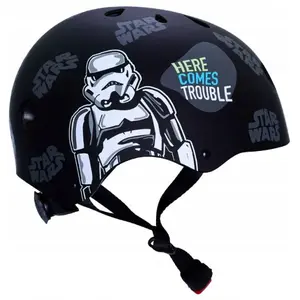 Disney STAR WARS Dětská freestyle přilba, černá, velikost (52 - 56)
