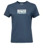 Columbia RUBY SPRINGS GRAPHIC FITTED SS Dámské tričko, tmavě modrá, velikost