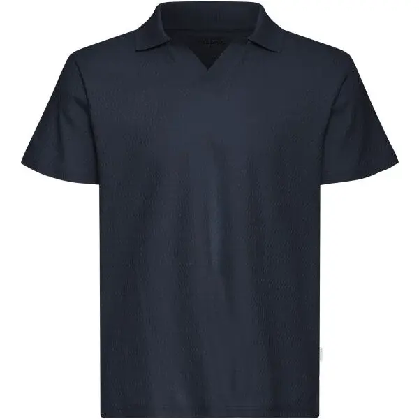 BLEND BHESWIN Pánské polo tričko, tmavě modrá, velikost