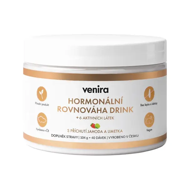 Venira Hormonální rovnováha drink jahoda-limetka 104 g