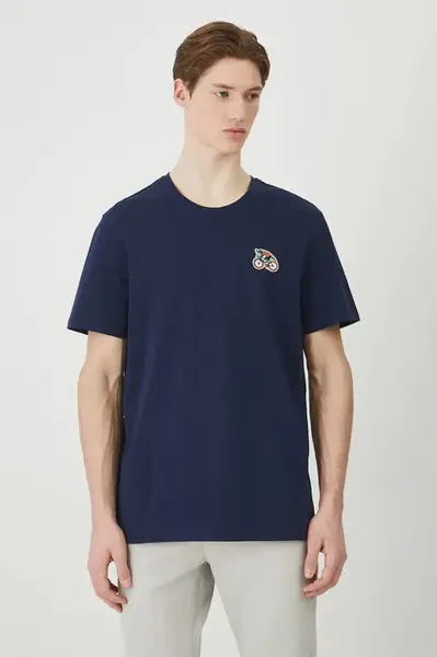 Tričko Medicine pánské, tmavomodrá barva, s aplikací