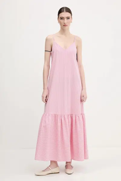 Šaty United Colors of Benetton růžová barva, maxi, 4SZRDV0B8
