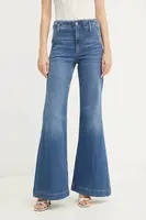 Džíny z hedvábné směsi BOSS dámské, high waist, 50542553