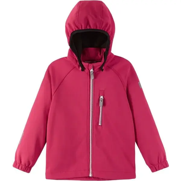 REIMA VANTTI Dětská softshellová bunda, růžová, velikost