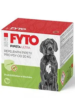 Fyto Pipeta Ultra pro psy od 20kg 6x10ml Phc