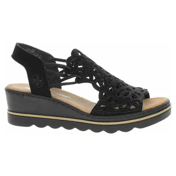 Dámské sandály Rieker 67465-00 schwarz 38