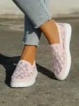 Resti Women's mesh loafers with flowers Emzos
