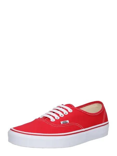 VANS Šnurovacie topánky 'Authentic'  jasne červená / biela