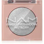 NAM Baked Eyeshadow třpytivé oční stíny 02 Silver Lining 4 g