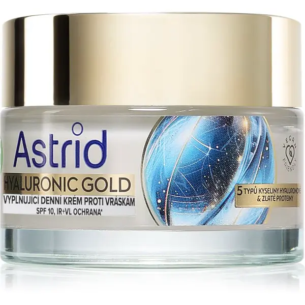 Astrid Hyaluronic Gold vyplňující krém proti vráskám 50 m