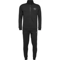 Puma CLASSIC SWEAT SUIT FL Pánska tepláková súprava, čierna, veľkosť