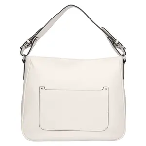 Elegantní dámská kožená kabelka Katana Julle - bílá