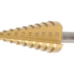 BGS Technic BGS 1618 Kónický vrták HSS pr. 4 ÷ 22 mm s titanovým povrchem