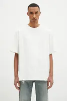 Bavlněné tričko KSUBI Sott Ekcess bílá barva, s potiskem, MPS25TE041