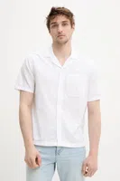 Bavlněná košile Hollister Co. bílá barva, regular, KI325-5122