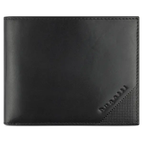 Pánská kožená peněženka Bugatti Paste - černá