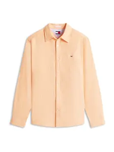 Tommy Jeans Košeľa  oranžová melírovaná