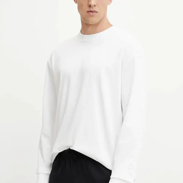 Mikina Under Armour pánská, bílá barva, s potiskem, 1382890