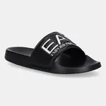 Dětské pantofle EA7 Emporio Armani černá barva, 7Y000037 AF15118