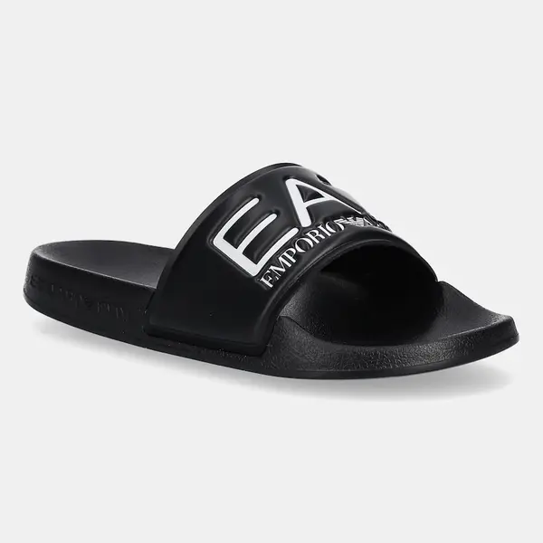 Dětské pantofle EA7 Emporio Armani černá barva, 7Y000037 AF15118