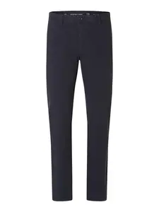 SELECTED Chino nohavice 'MILES'  námornícka modrá