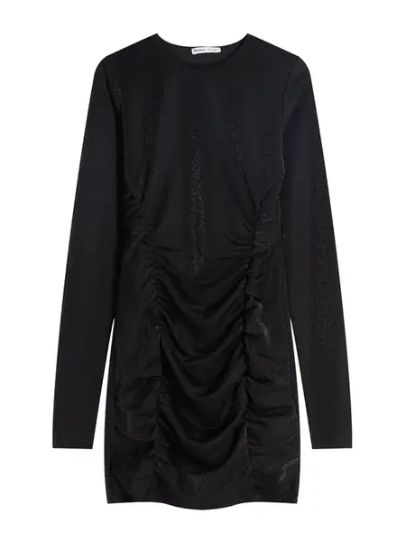 Bershka Šaty  čierna