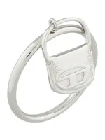 DIESEL Prsteň  strieborná