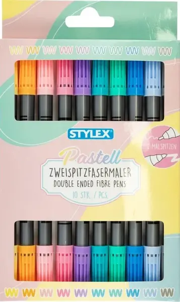 Fixy oboustranné pastelové