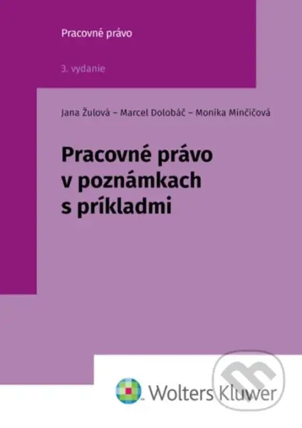 Pracovné právo v poznámkach s príkladmi - Jana Žuľová, Marcel Dolobáč, Monika Minčičová - kniha z kategorie Pracovní právo