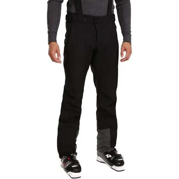 KILPI RHEA Pánske softshellové lyžiarske nohavice, čierna, veľkosť