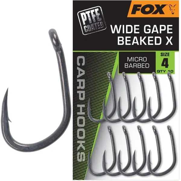 Fox háčky wide gape beaked x 10 ks - 4