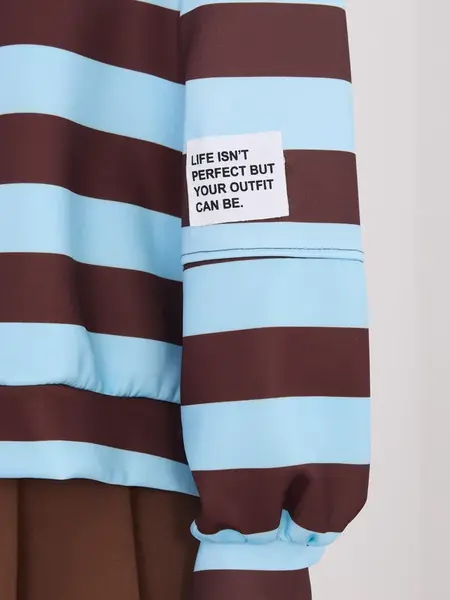 Dámska pruhovaná mikina