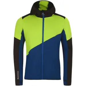 PROGRESS TERRITORY Pánská celopropínací mikina, žlutá, velikost