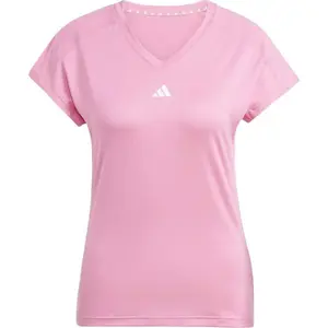 adidas TRAIN ESSENTIALS TEE Dámské tréninkové tričko, růžová, velikost