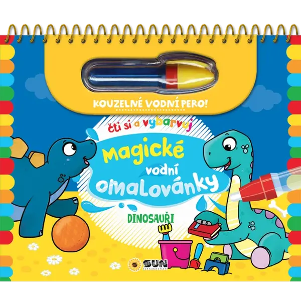 Dinosauři - Magické vodní omalovánky (poškozená)