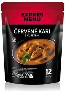Expres menu červené kari s kurčátkom 600 g