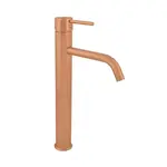 RAV SLEZÁK Seina vysoká umývadlová batéria bez výpuste zlatá ružová kartáčovaná SE923.0ZRK