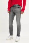 Džíny Tommy Jeans pánské, šedá barva, DM0DM21231