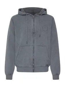 BLEND Tepláková bunda 'BHFactor'  tmavosivá