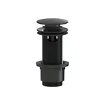 Výpusť k umývadlu 5/4 SAT čierna matná plast skracovateľný click clack SATAUCCXH8