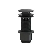 Výpusť k umývadlu 5/4 SAT čierna matná plast skracovateľný click clack SATAUCCXH8