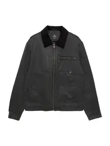 Pull&Bear Prechodná bunda  čierna