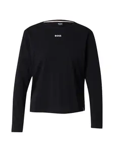 BOSS Tričko  čierna / biela