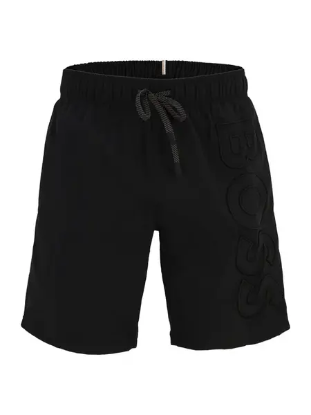 BOSS Plavecké šortky 'Whale'  čierna