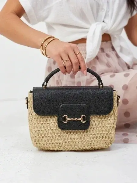 Lurena malá slamenná taška