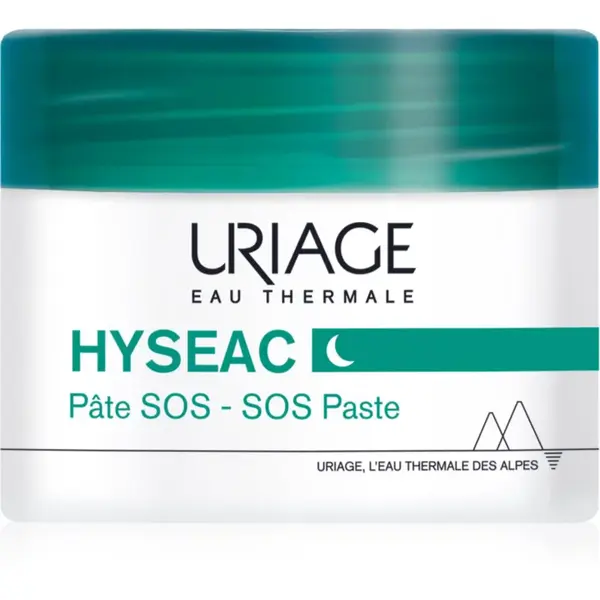 Uriage Hyseac SOS Paste lokálna starostlivosť na noc proti nedokonalostiam aknóznej pleti 15 g