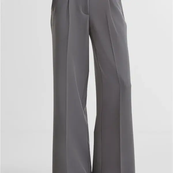 Women's wide-legged trousers grey