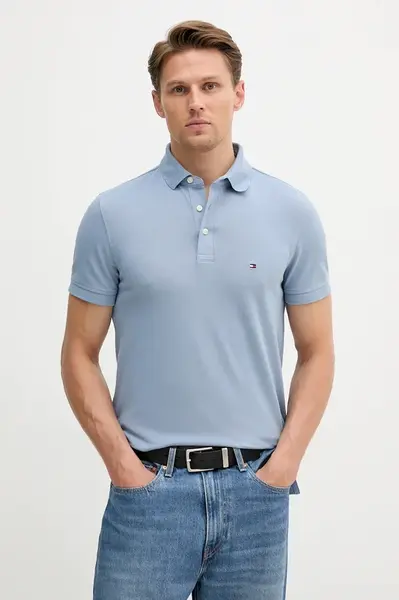 Tommy Hilfiger polo bavlněné s elastanem