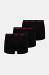 HUGO boxerky pánské bavlněné s elastanem TRUNK TRIPLET PACK 3-pack