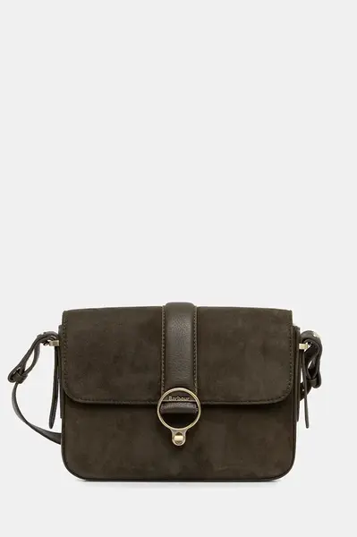 Semišová kabelka Barbour Rosa